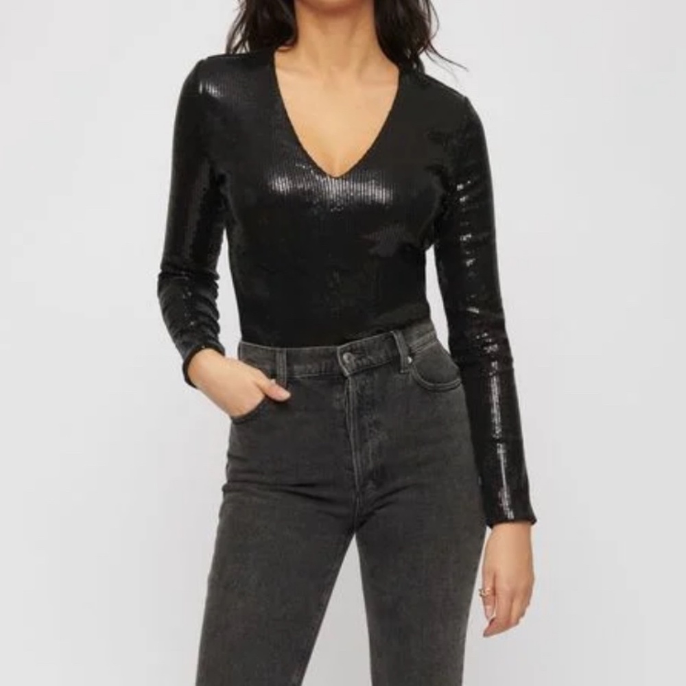 Dynamite Sequins Bodysuit